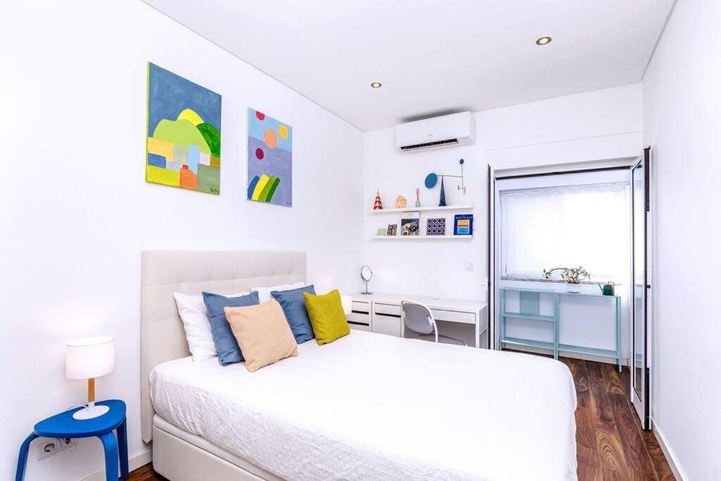 Cozy Bright Space With Landscape And Air Conditioner Лиссабон Экстерьер фото